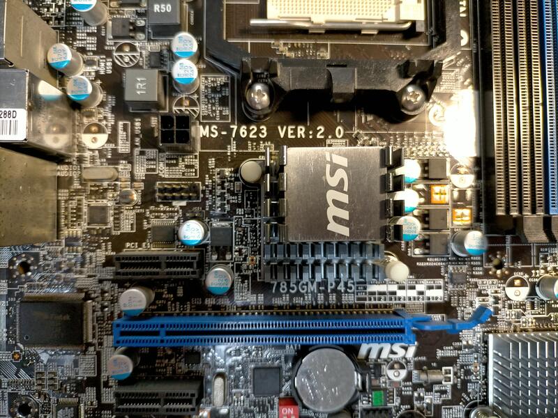 A.AM3/2+主機板MSI 785GMP45 MS7623 /DDR3雙通道 /SATA SB710直購價250 露天市集 全