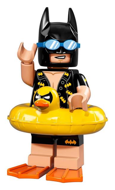 樂高 LEGO 蝙蝠俠電影 71017 人偶包 5號 鴨子 游泳圈 蝙蝠俠 (加贈 20號 默劇人 Mime)