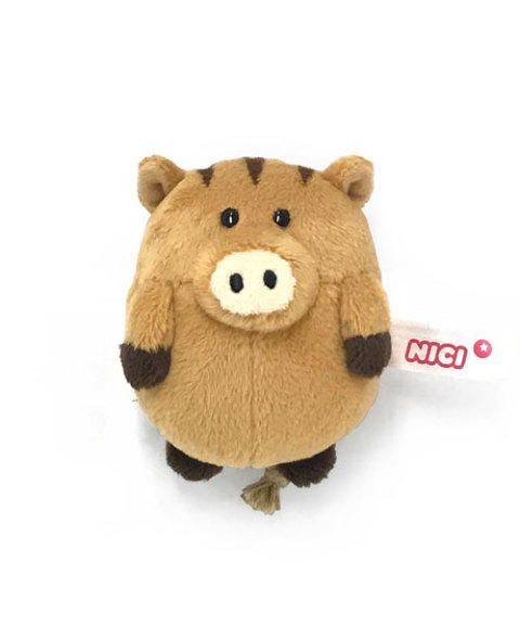 德國NICI正版布娃娃 2019豬年 豬突猛進山野豬 布偶磁鐵 日本國內購入正規品