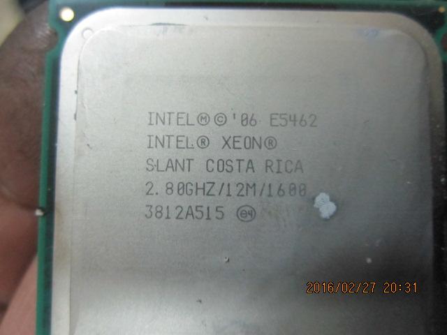 Intel Xeon E5462 /2.8GHZ 4核心 LGA771 FSB 1600 L2 12Mb快取