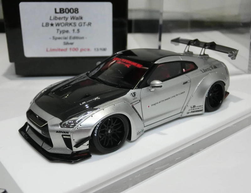 1/43 メイクアップ LB☆WORKS GT-R Type1.5 LB008 1/43 MakeUP LB