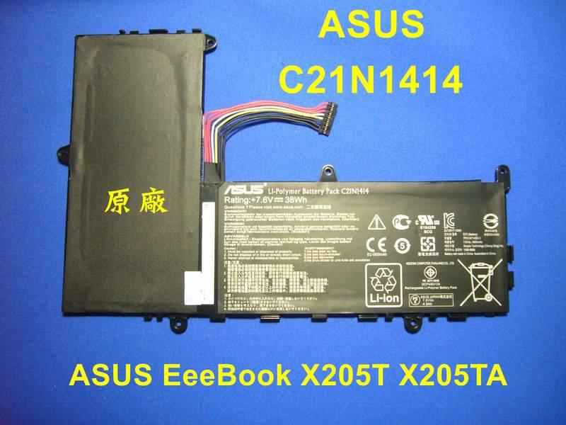 ☆TIGER☆ASUS EeeBook X205T X205TA C21N1414 原廠電池