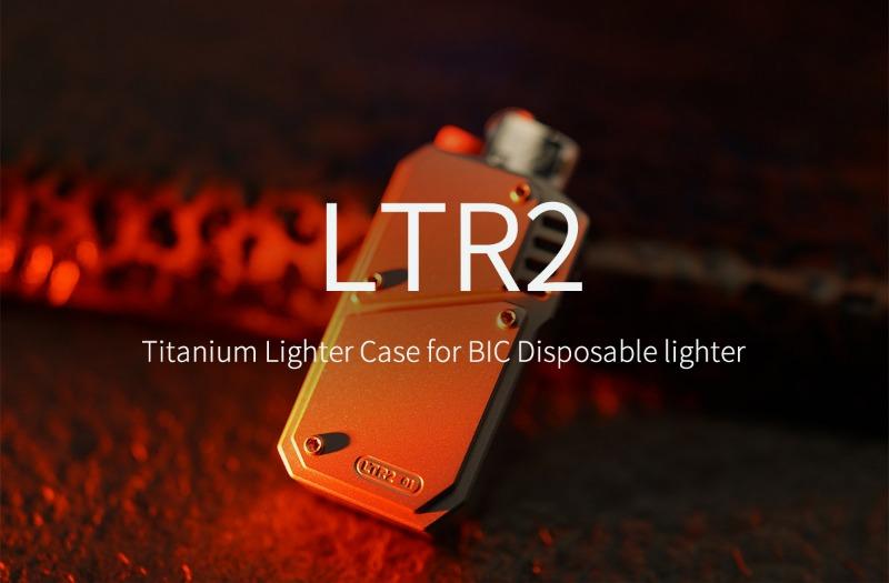 【電筒小鋪】MecArmy LTR2鈦合金打火機外殼(適用於BIC J5一次性打火機未附贈)