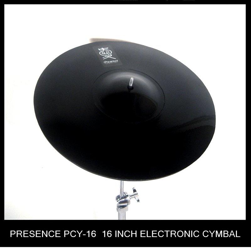 【PRESENCE 樂器】PCY-16電子鼓銅鈸/電子鈸~ROLAND、YAMAHA電子鼓音源適用