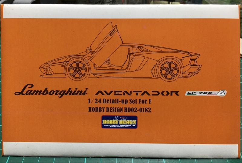 Hobby Design HD02-0182 1/24 Lamborghini LP700 精密版蝕刻改套 for f