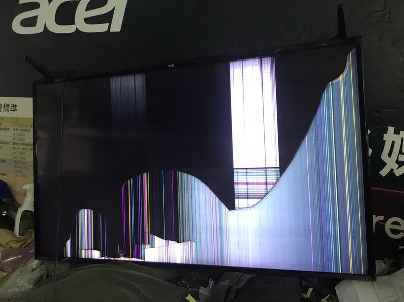 [士林北投液晶螢幕電視維修]LG 49LJ550T面板故障零件機