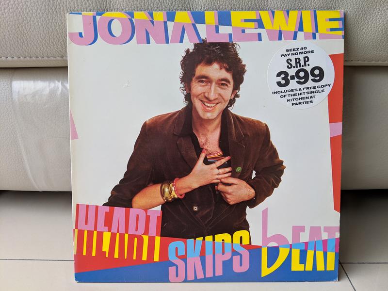 Jona Lewie(Vinyl LP)Heart Skips Beat-Stiff-SEEZ  1982 Austra