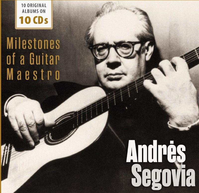 Andres Segovia 塞哥維亞: 吉他大師的里程碑 10 CD 正版全新