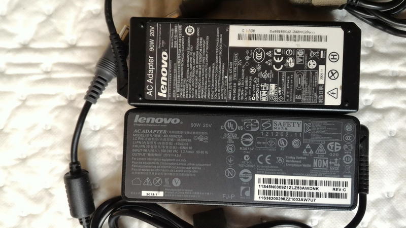 Lenovo 聯想 原廠 20V 4.5A 90W 變壓器 電源線 黃色 圓頭 帶針 附電源線