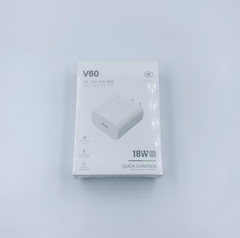 【蘋果狂想】V60 PD 電源轉接器 18W 快充頭 USB-C 轉 Lightning 充電頭