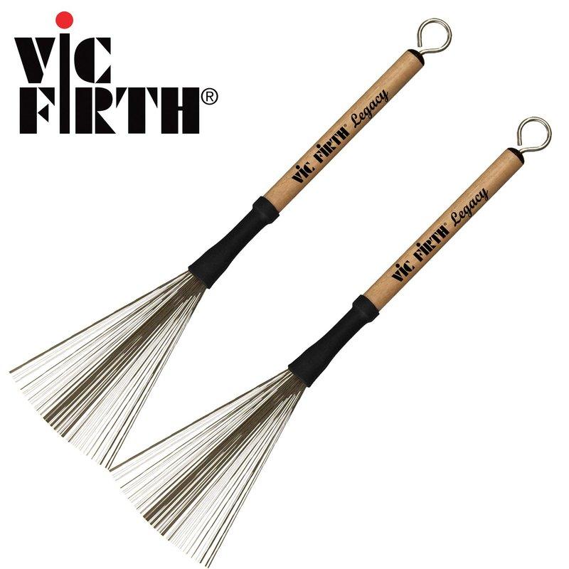 【小叮噹的店】 全新 美國 Vic Firth LB Legacy Brush 鼓刷 木頭柄 公司貨 附發票