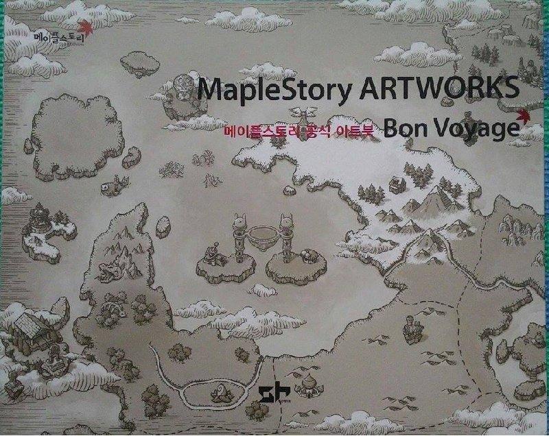 [APPS STORE]韓國原裝進口 楓之谷官方設定集/畫冊 平裝版 MapleStory ARTWORKS
