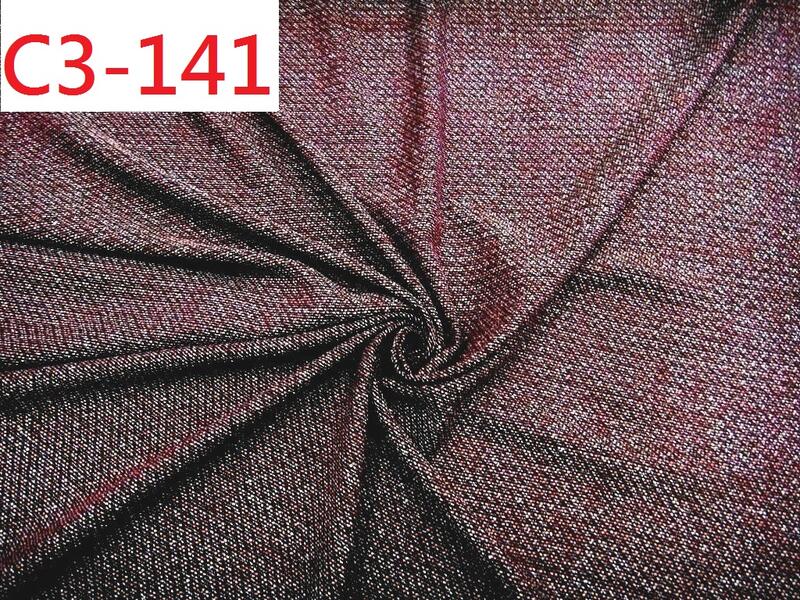 布料 粗紗織物 (特價10呎350元)【CANDY的家3館】C3-141 黑桔紅香奈兒粗紗系列套裝外套料