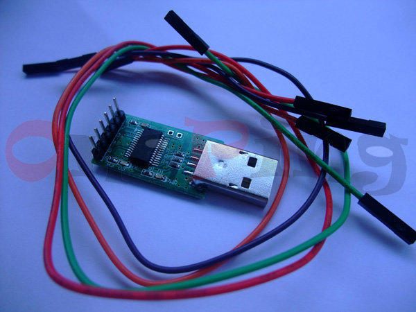 萬平:USB to TTL(A公,裸板,3.3V)6 I/OWin10,PL2303GC/PL2303HXD,有附4條線