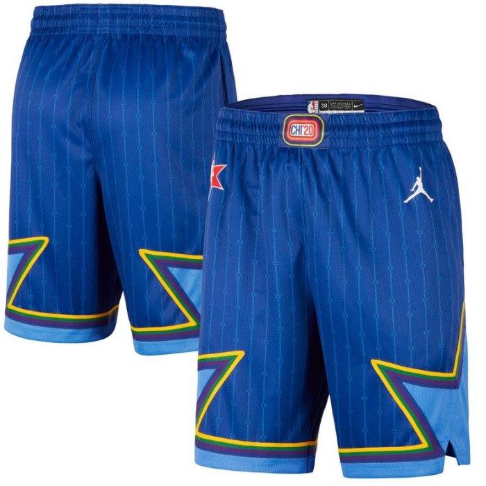 9527 JORDAN SWINGMAN 20 NBA 芝加哥明星賽 藍色 球褲 短褲 CJ1067-495