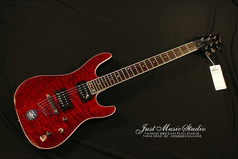 【JustMS 樂器精品】全新系列 Cort 電吉他 KX1Q (紅色)！Duncan Designed 拾音器！現貨！