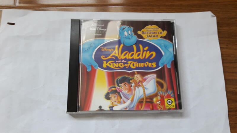迪士尼 阿拉丁和大盜之王Aladdin and the King of Thieves電影原聲帶 CD專輯 二手 C58