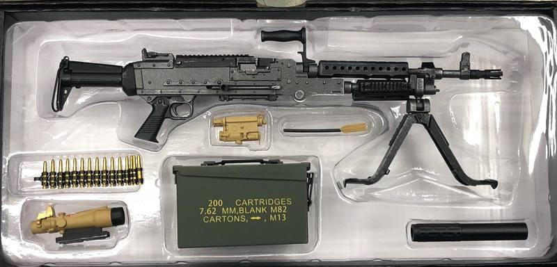 <軍火庫> M240L M240  比例1/6 12吋人型適用 塑膠製 ZY16-9