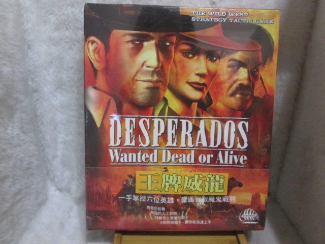 PC 遊戲電玩 desperados: wanted dead or alive 王牌威龍 未拆封
