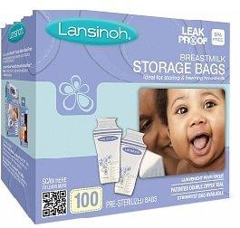 全新未拆封 美國 lansinoh 母乳袋 儲乳袋 集乳袋 母奶冷凍袋 每盒100個