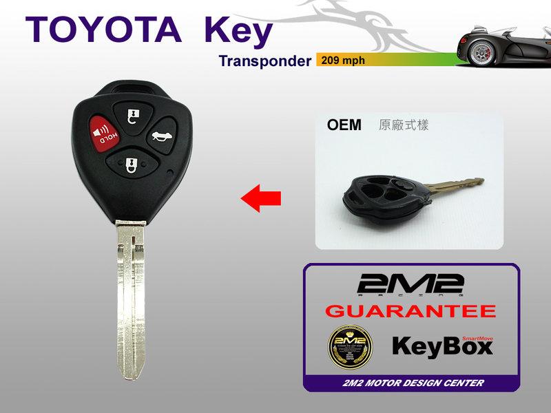 2M2 TOYOTA CAMRY 豐田汽車 專用晶片鑰匙外殼更換