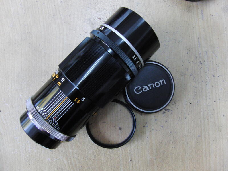 AB的店】美品CANON 135mm f3.5 LTM Leica L39可轉接各廠牌無反單眼