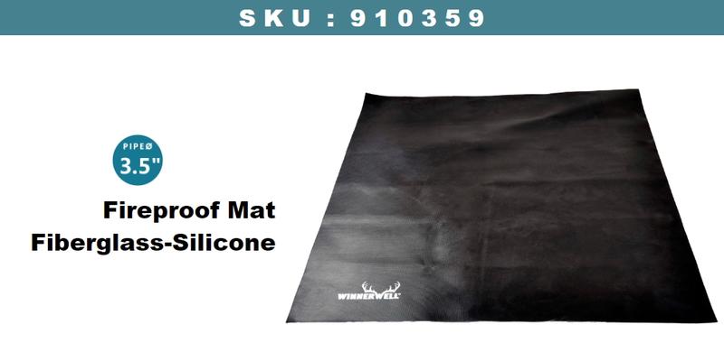 WINNERWELL SKU910359 Fireproof Mat 帳篷防火地墊 L號  (38.5" x59")