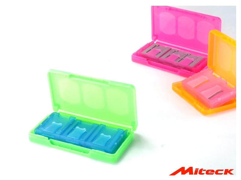 miteck記憶卡收納盒 最多12片裝 可裝 CF SD MICRO SD TF SDHC M2 MS DUO 多合一
