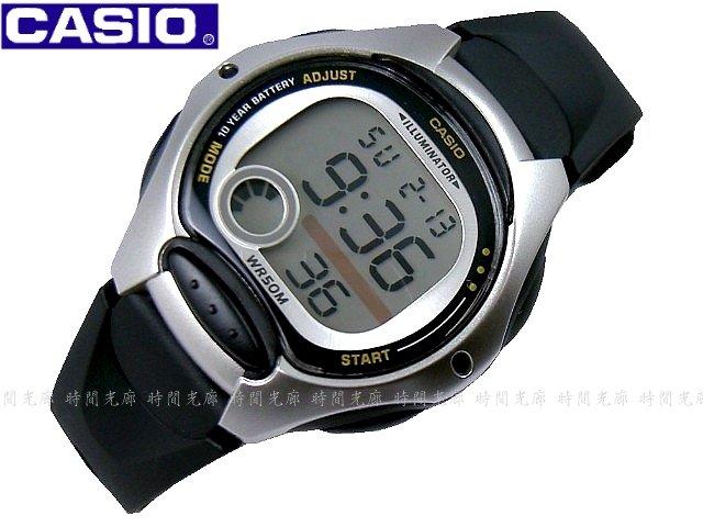 附發票 台灣卡西歐公司貨【時間光廊】CASIO 卡西歐 兒童錶/淑女錶 (銀框-黑膠帶) LW-200