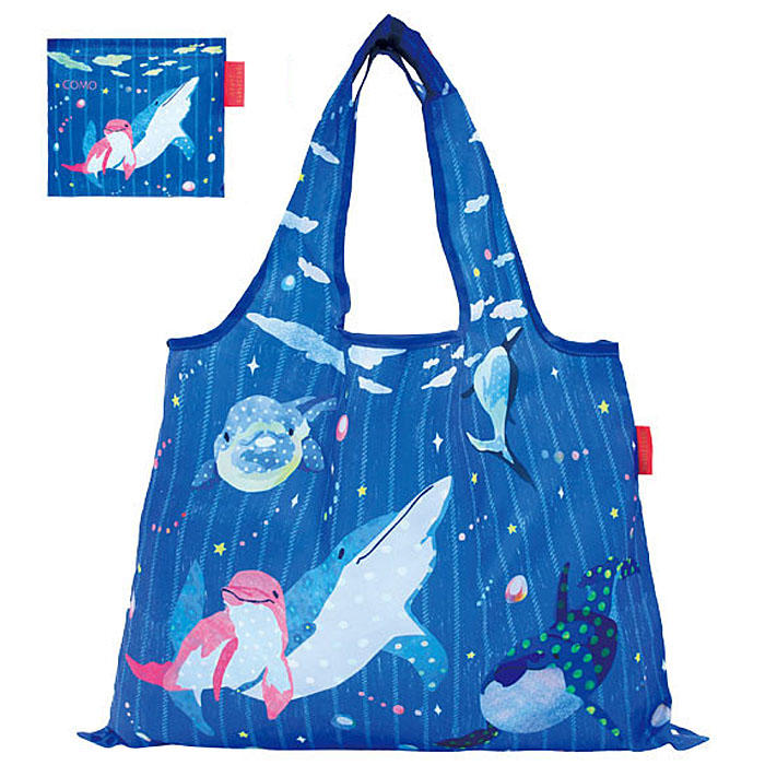 日本藝術家COMO設計 環保購物袋 - 海豚