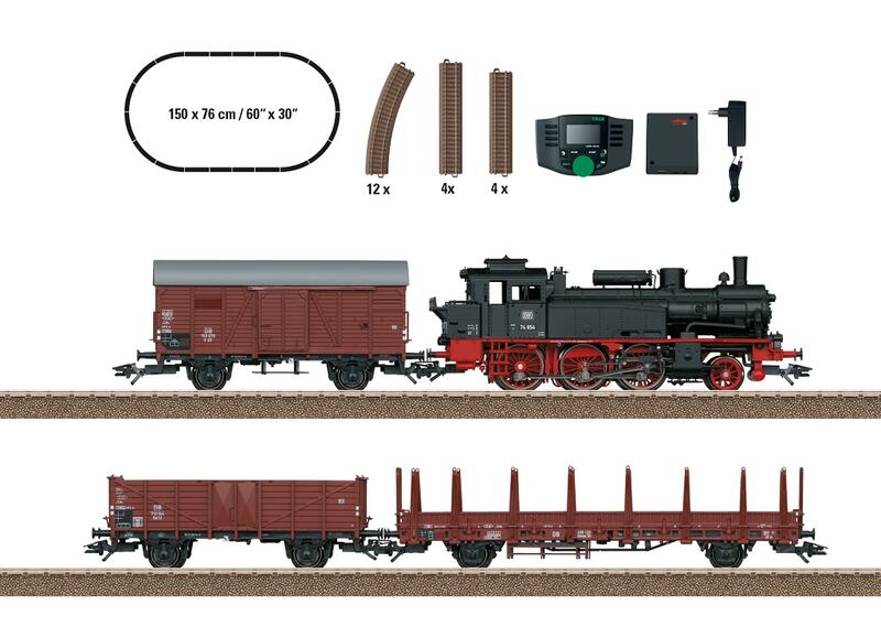 MJ 預購中 Trix 21528 HO規 Era III Freight Train 數位運貨蒸氣車基本組