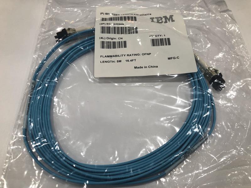 IBM P/N : 45D4774 5m米 OM3 LC/LC 16.4FT Cable光纖線 | 露天市集 | 全台最大的網路購物市集