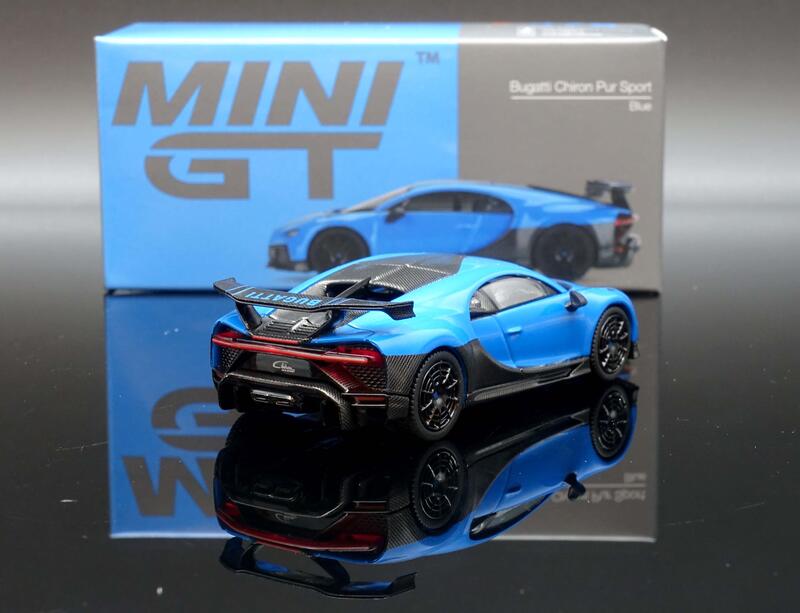 【MASH】現貨特價Mini GT 1/64 Bugatti Chiron Pur Sport Blue 左#379 | 露天市集|  全台最大的網路購物市集