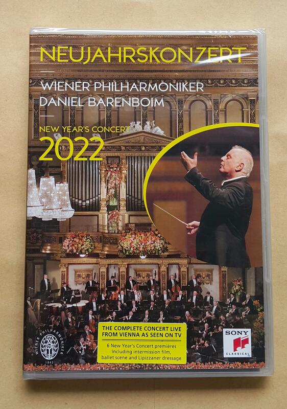 2022維也納新年音樂會DVD 巴倫波因&維也納愛樂進口版正版全新111/2/25