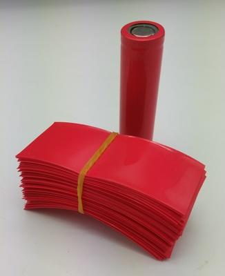 0529 18650 熱縮 紅色 保護膜 鋰電池 電池皮 正極絕緣墊片 PVC 熱縮膜 收縮膜 保護套  熱縮 紅