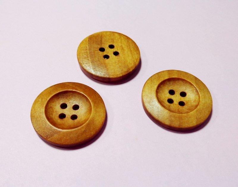 【翰翰手作材料】DIY材料 木扣 28*4mm 鈕扣《R81》手作拼布 木釦