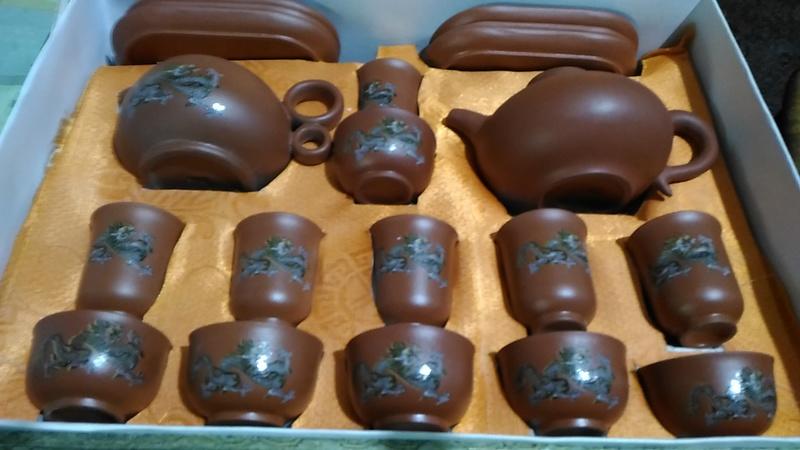 20件 泡茶用具 組 整套 紫砂茶具 陶瓷  泡茶壺  泡茶組