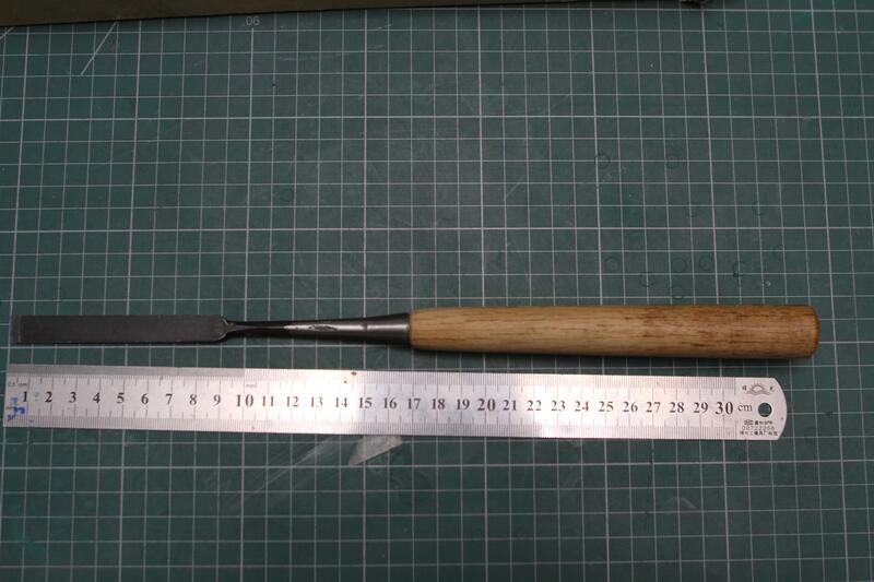 (獨品)(3D38) 日本 井本由一 木型鑿 木成鑿 木形鑿 12mm  修鑿 刀刃 木工鑿刀