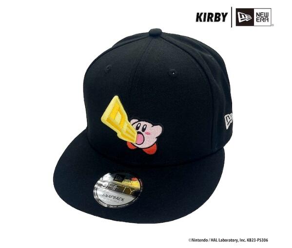 通販代購】ensky KIRBY 星之卡比NEW ERA 帽子9FIFTY LOGO 黑色*2024/4