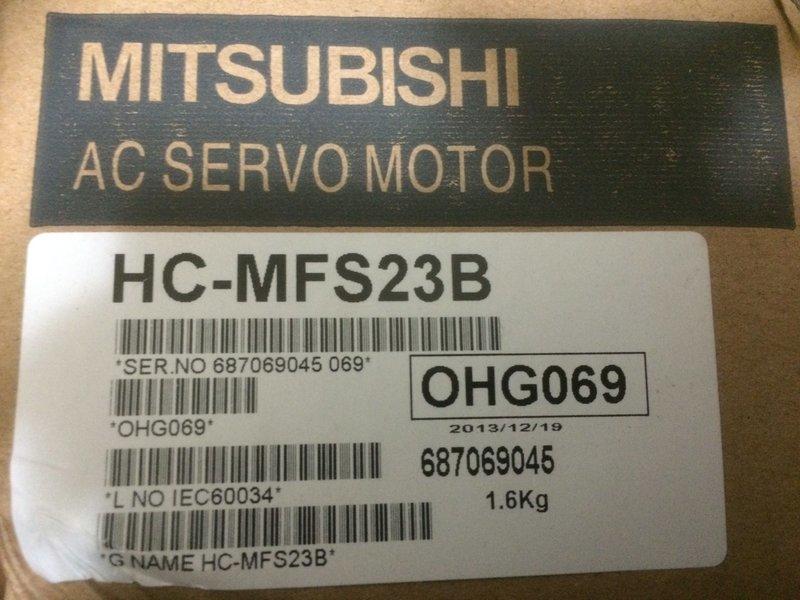 賣全新三菱伺服馬達MITSUBISHI AC SERVO MOTOR (HC-MFS23B) | 露天市集