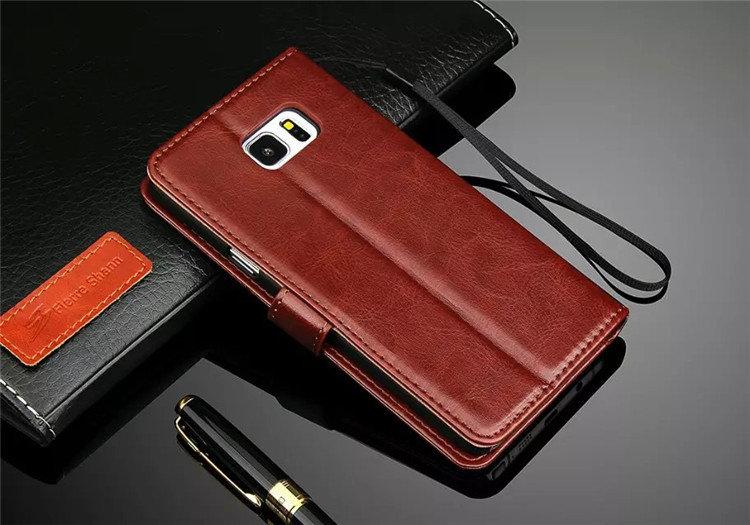 三星Galaxy Note 5 手機殼 高檔 皮革 錢包款 插卡 支架 保護套 商務 皮套 磁扣 外殼 附掛繩