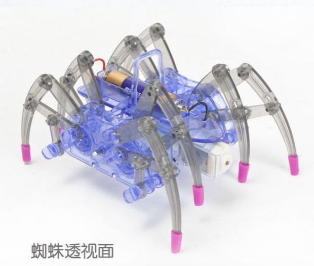 【W先生】新陽光 電動蜘蛛 蜘蛛機器人 仿生獸 機械獸 科學實驗 科學玩具 DIY 拼裝 自行組裝