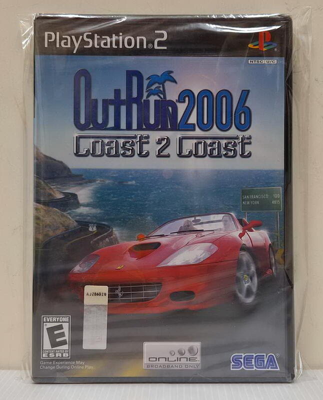 現貨[電玩彗星]PS2 OutRun 2006: Coast 2 Coast(全新未拆)