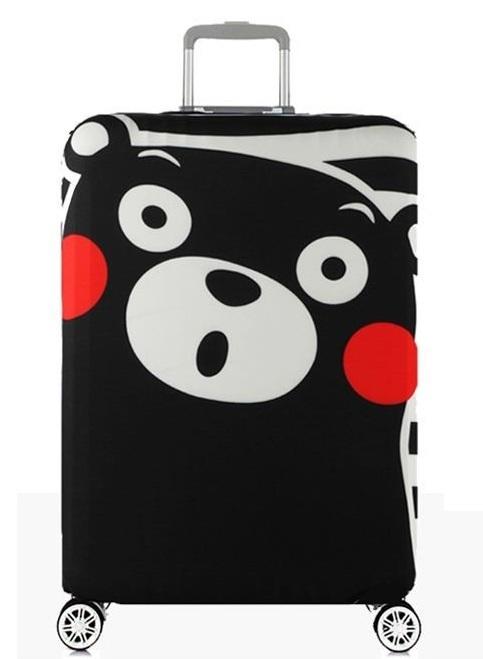 ulzzang 原宿熊本熊彈性加厚耐磨拉桿行李箱防塵套 18-20吋可使用