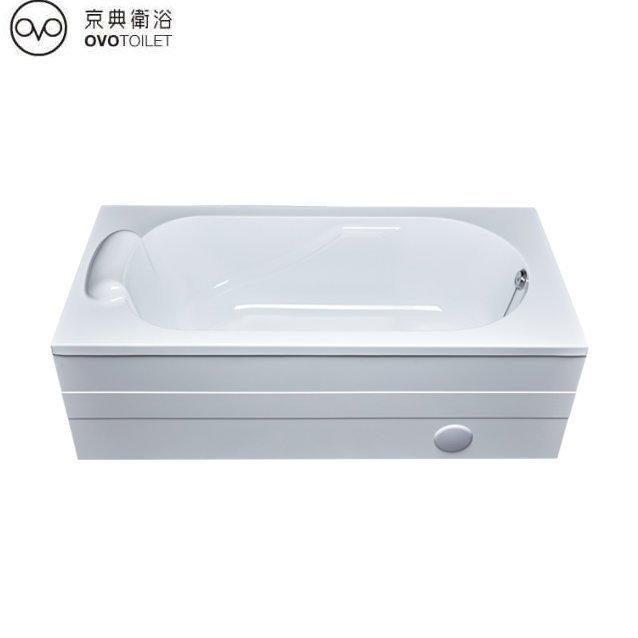 【 老王購物網 】京典衛浴 BH140A  壓克力浴缸  附前牆 單牆浴缸 140*72 CM