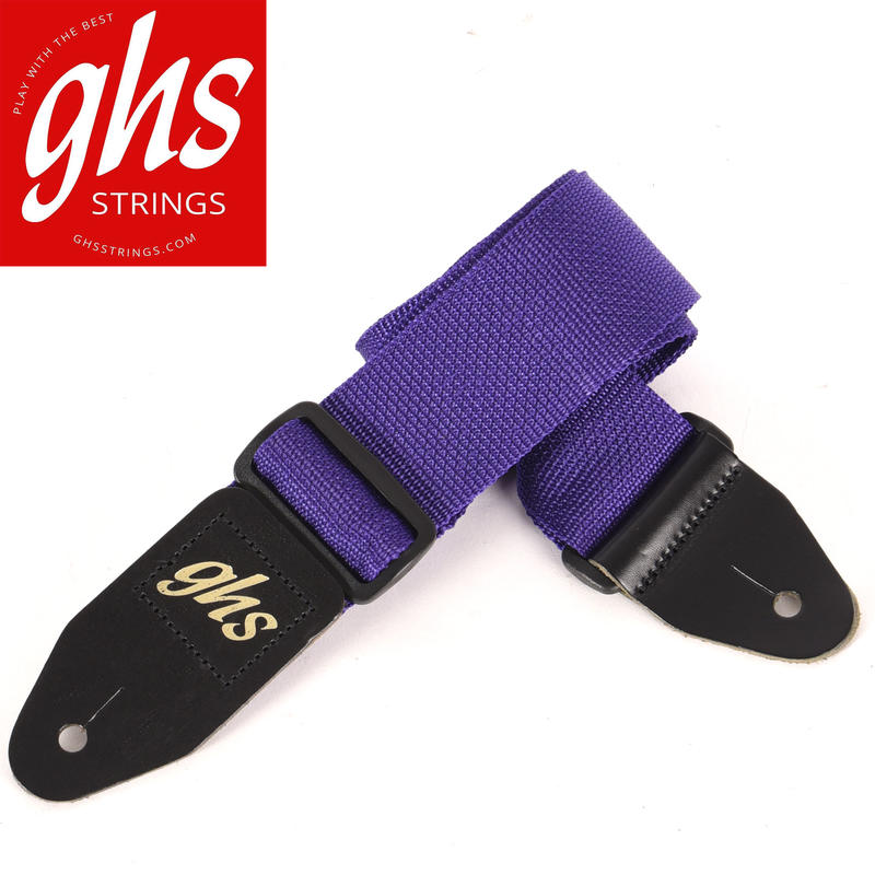 小叮噹的店 GHS GTR尼龍 紫色吉他背帶 GHOP-A8PURP