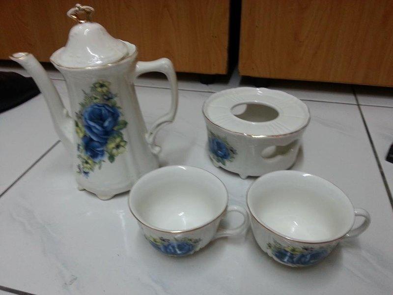 茶壺組,泡茶用具,下午茶用具,茶杯 陶瓷蠟燭保溫爐 加熱底座