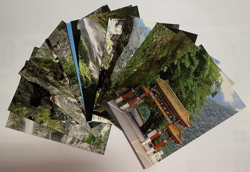 台灣旅遊  太魯閣峽谷 風景明信片 一套共12張