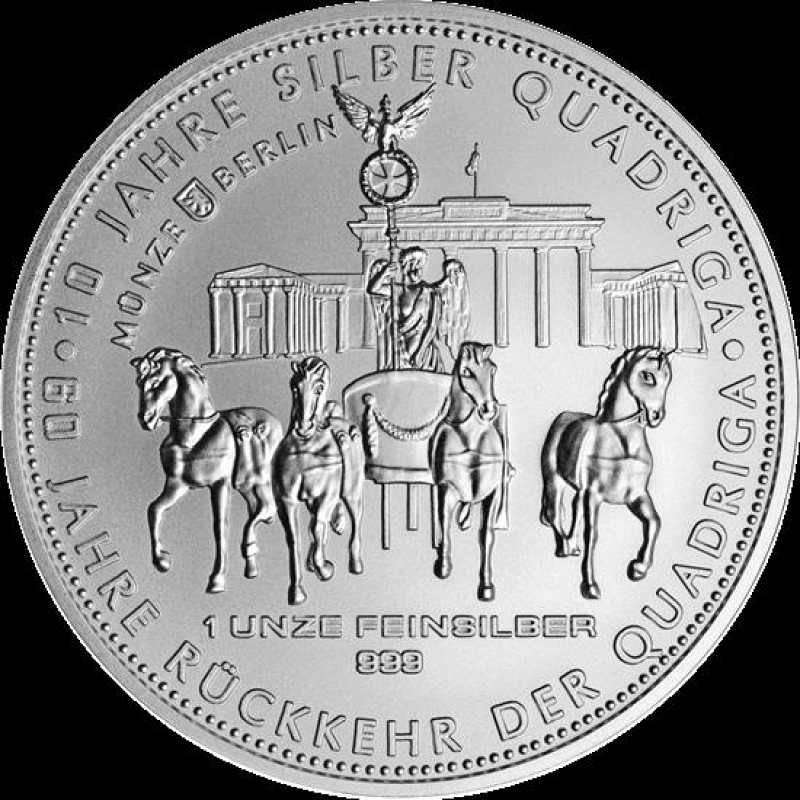 [白銀之手]<現貨>2018德國普魯士布蘭登堡勝利女神1盎司普鑄銀幣1700