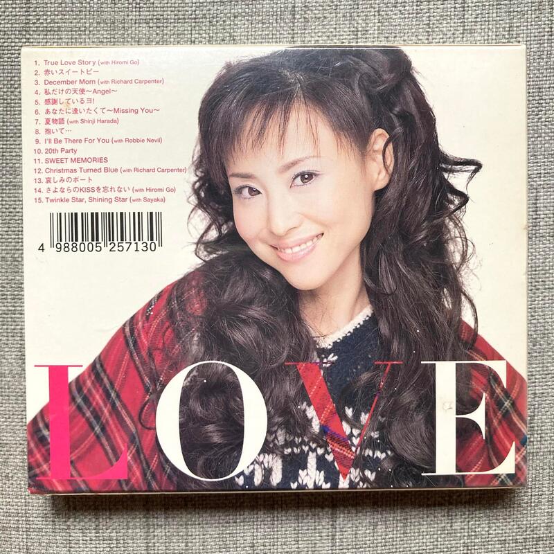 現貨日版絕版松田聖子LOVE～20週年精選＜初回限定盤＞（外紙盒劣化